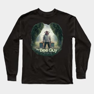 Funny Beekeeper Art For Men Dad Bee Hive Honey Beekeeping Long Sleeve T-Shirt